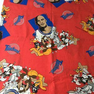 Vintage 1996 Space Jam Fabric Michael Jordan 62" L